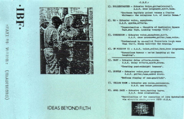 Ideas Beyond Filth – HUaSH (cassette)